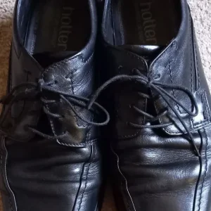 Men's Black Leather Shoes Size 9 Hotter - Image 2