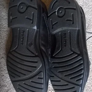 Men's Black Leather Shoes Size 9 Hotter - Image 3