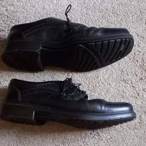 Men's Black Leather Shoes Size 9 Hotter - Image 4