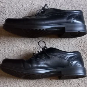 Men's Black Leather Shoes Size 9 Hotter - Image 5