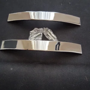 Roca Dark Grey Vanity Unit with Chrome Handles - Image 4