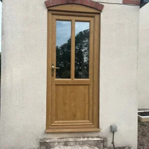 UPVC Door Irish Oak
