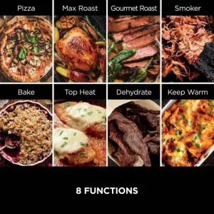 Ninja Woodfire Electric Outdoor Oven with Pizza Maker and Smoker - Image 3