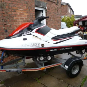 2018 YAMAHA EX SPORT WAVERUNNER JETSKI,ROLLER TRAILER,COVER. - Image 2