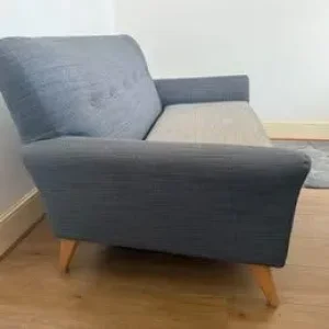 John Lewis retro-style Carrie 2 seater sofa - Image 2