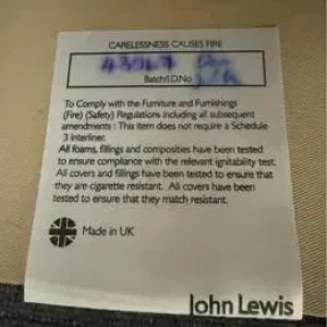 John Lewis retro-style Carrie 2 seater sofa - Image 6