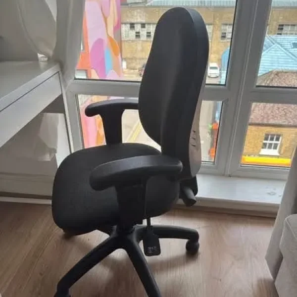 Desk, Chair and Screen