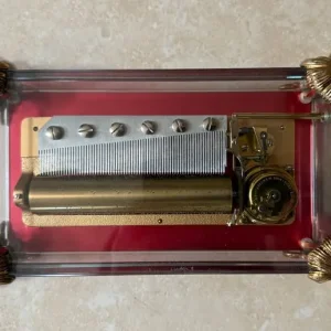 FABULOUS REUGE SWITZERLAND 3 TUNE MUSIC BOX 3/72