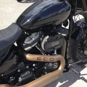 2021 Harley-Davidson Softail Fat Bob 114 Vivid Black - Image 4