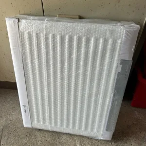 Flomasta central heating radiator 600x500mm white - Image 3