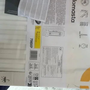 Flomasta central heating radiator 600x500mm white - Image 5