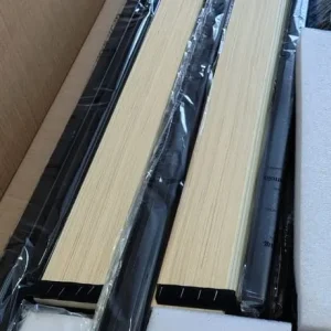 king size Metal Bed with Slatted Headboard - Image 6