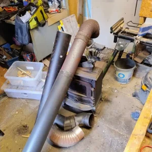 Clarke woodburning stove - Image 3