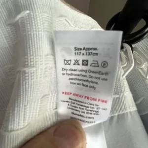 2 PAIRS OF "DUNELM" BLACK-OUT CURTAINS IN BEIGE COLOUR - Image 6