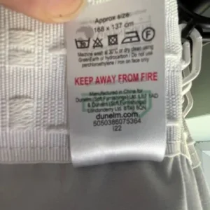 2 PAIRS OF "DUNELM" BLACK-OUT CURTAINS IN BEIGE COLOUR - Image 8