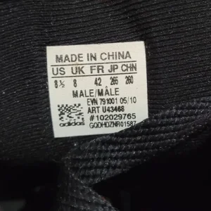 ADIDAS trainer's - black with orange - Image 4