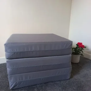 Single Futon / Mattress / Chairbed - Grey - Image 2