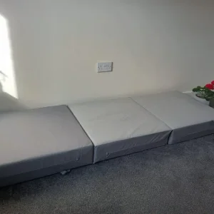 Single Futon / Mattress / Chairbed - Grey - Image 3