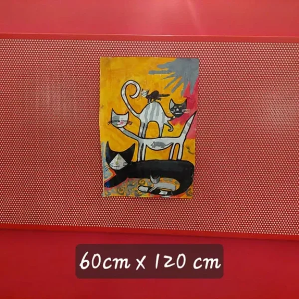 Large Magnetic Notice Board / Wall Art 60cm x 120cm