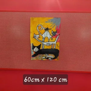 Large Magnetic Notice Board / Wall Art 60cm x 120cm