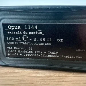 Filippo Sorcinelli Unum Opus 1144 100ml (no box) - Image 3