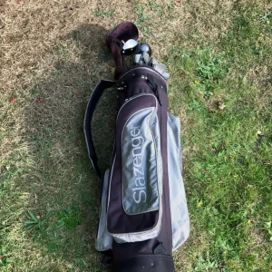 Men’s Golf Clubs Slazenger Driver 3-5 Wood 3-9 Irons Sw Pw & Putter Cart Bag - Image 4