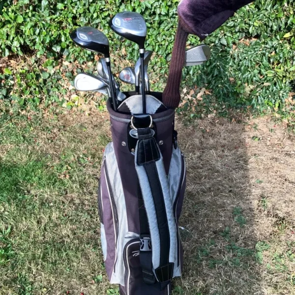 Men’s Golf Clubs Slazenger Driver 3-5 Wood 3-9 Irons Sw Pw & Putter Cart Bag