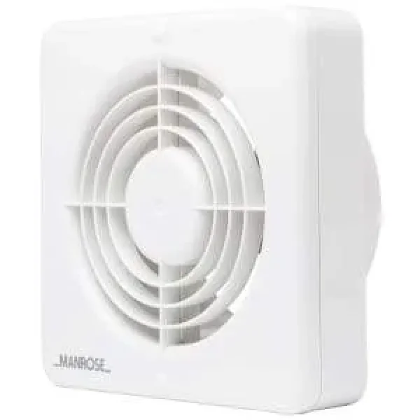 BATHROOM WHITE EXTRACTOR FAN WITH PULLCORD 150mm (WK150HB)