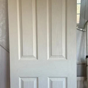 New White interior panelled door