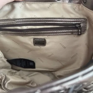 GUESS Miriam Silver Quilted Backpack. - Image 3