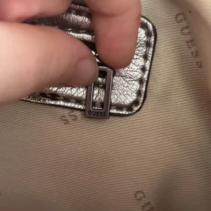 GUESS Miriam Silver Quilted Backpack. - Image 4