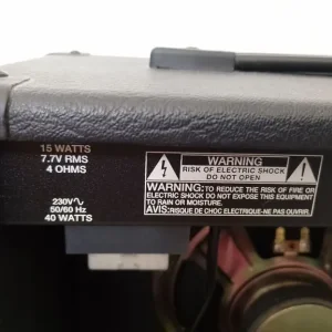 Guitar amplifier, Peavey Rage 158 15w - Image 4