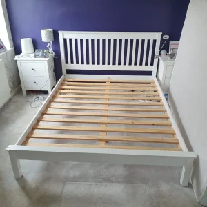 IKEA King-Size Bed + HEMNES Bedside Tables