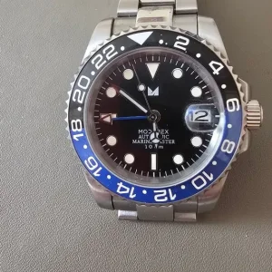 ModSpex Batman GMT Seiko NH34 Automatic Movement Divers Watch - Image 3