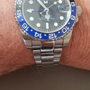 ModSpex Batman GMT Seiko NH34 Automatic Movement Divers Watch - Image 4