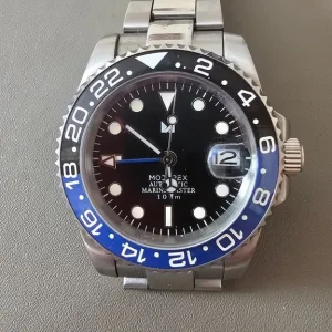 ModSpex Batman GMT Seiko NH34 Automatic Movement Divers Watch