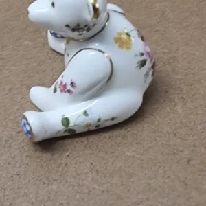 Rare Retired Royal Crown Derby Posies Boy Bear Paperweight - Image 3