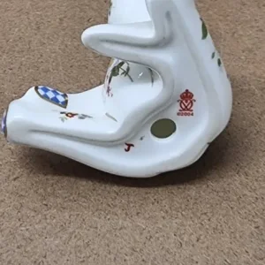 Rare Retired Royal Crown Derby Posies Boy Bear Paperweight - Image 7