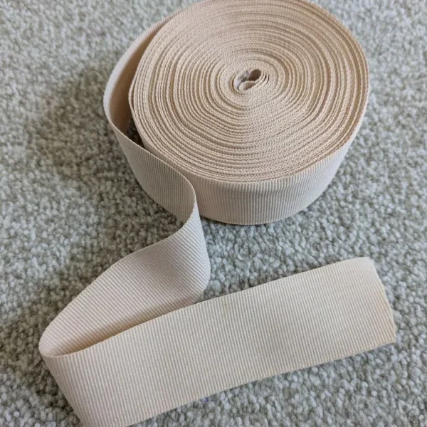 Roll of fabric ribbon