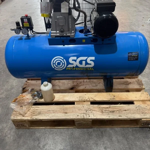 Sgs 150 L air compressor virtually brand-new