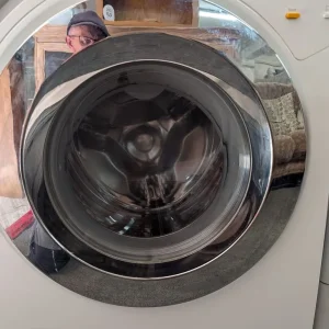 White miele washing machine - Image 2