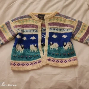 6-12 months. A Ronnie Avery Cardigan and hat' - Image 2
