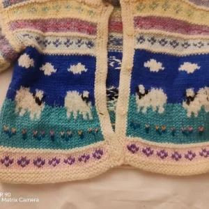 6-12 months. A Ronnie Avery Cardigan and hat' - Image 3