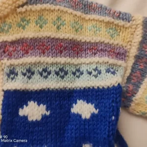 6-12 months. A Ronnie Avery Cardigan and hat' - Image 4