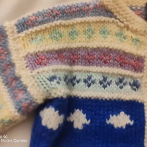 6-12 months. A Ronnie Avery Cardigan and hat' - Image 6