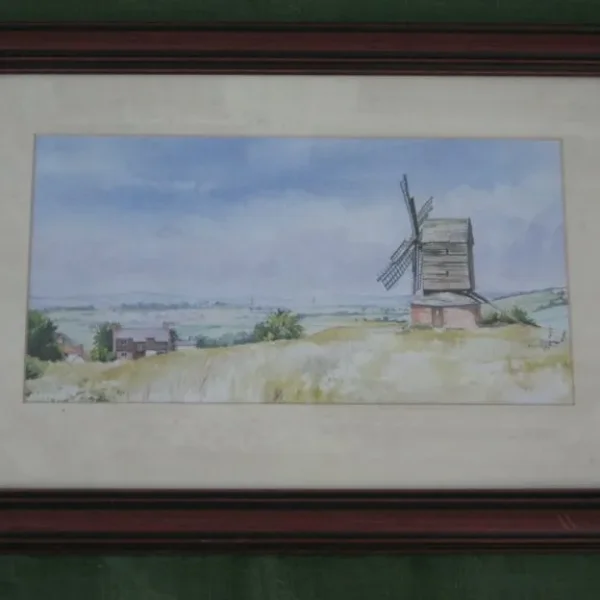 Beautiful Watercolour Painting of Brill Windmill for £15.00