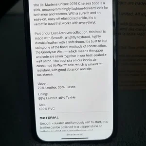 Dr Martens AirWair Boots - Black - Size 7 - Image 7