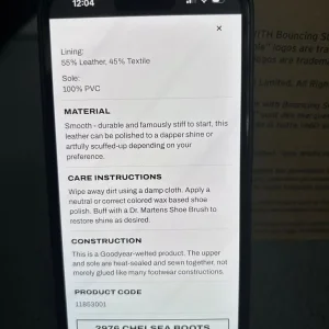 Dr Martens AirWair Boots - Black - Size 7 - Image 8