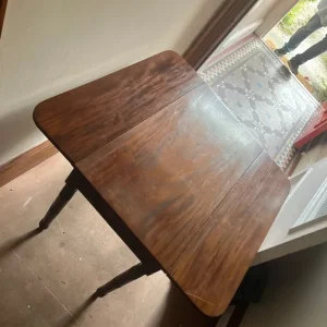 Antique/Victorian Pembroke Folding Table with Drawer - Image 3