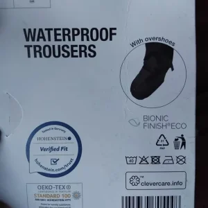Crivit waterproof trousers size XL new with tags - Image 4